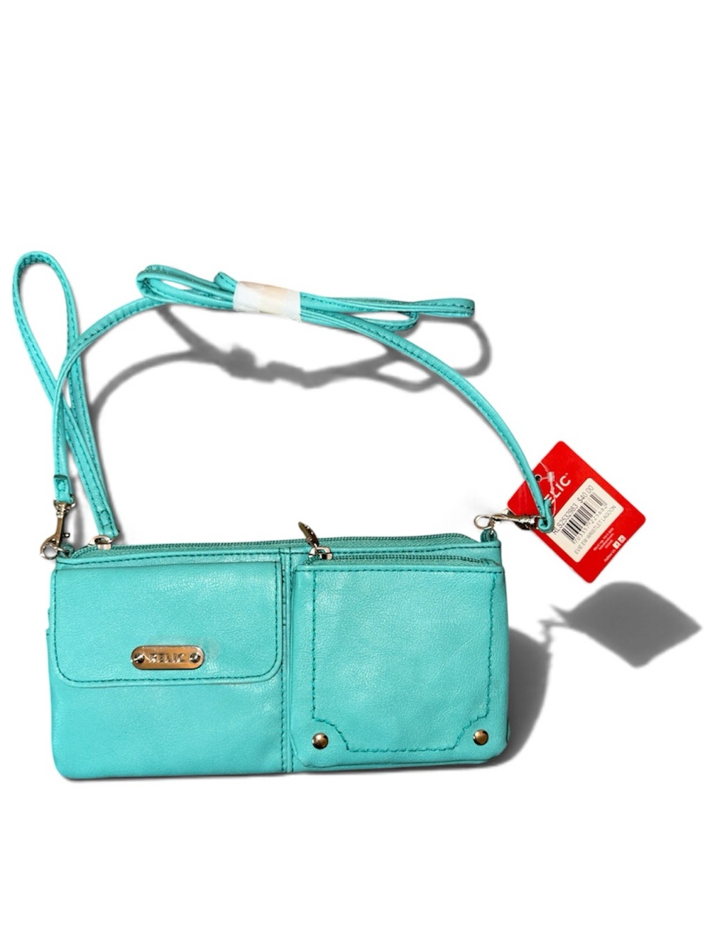 Relic Evie lagoon blue over the shoulder crossbody wristlet purse bag
